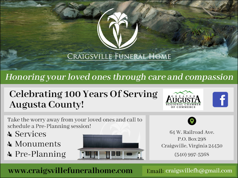 CRAIGSVILLE FUNERAL HOME, AUGUSTA COUNTY, VA