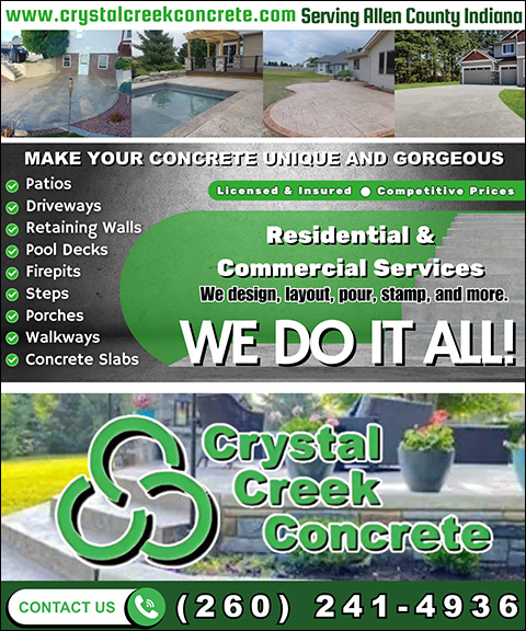 CRYSTAL CREEK CONCRETE, ALLEN COUNTY, OH