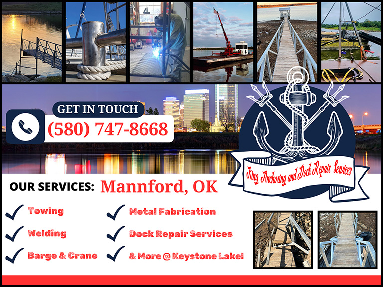 KING ANCHORING AND DOCK REPAIR SERVICES, CREEK COUNTY, OK