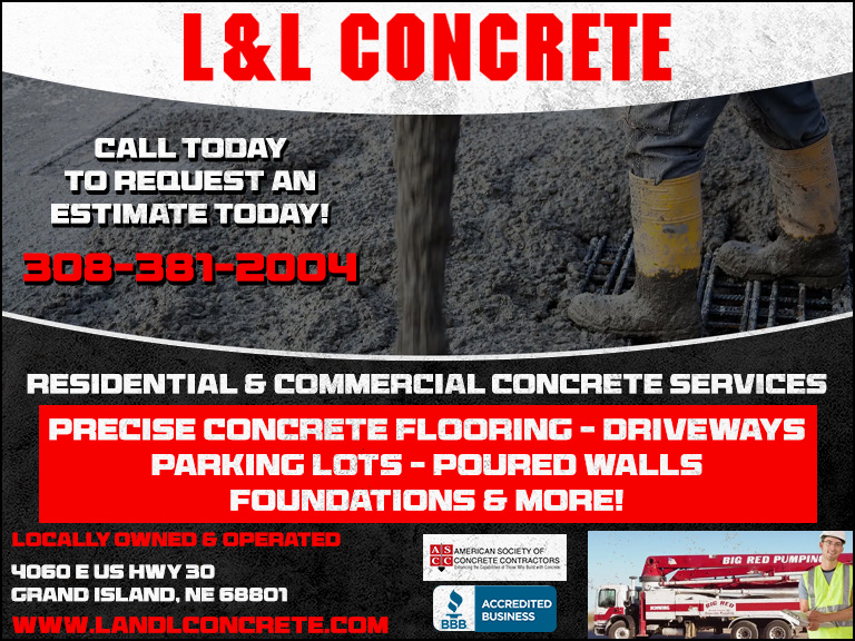 L & L CONCRETE AND CONSTRUCTION, HALL COUNTY, NE