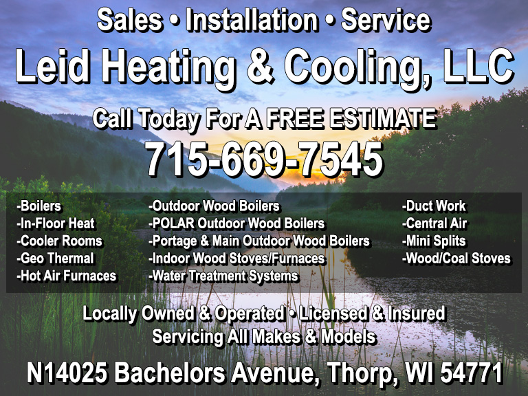 LEID HEATING & COOLING, CLARK COUNTY, WI