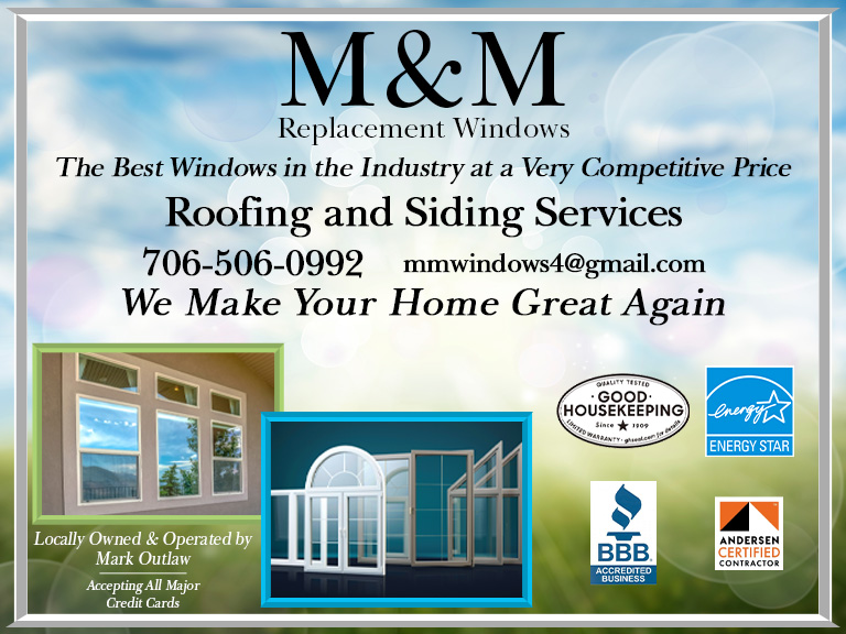 M&M WINDOWS ROOFING & SIDING, GORDON COUNTY, GA