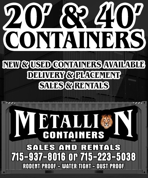 METALLION CONTAINERS, CHIPPEWA COUNTY, WI