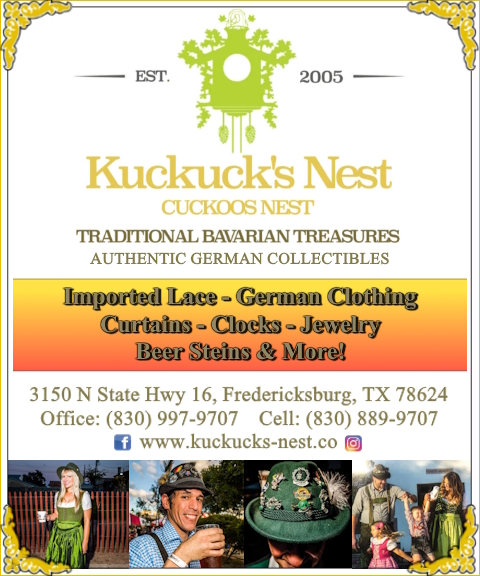 THE KUCKUCK’S NEST, GILLESPIE COUNTY, TX