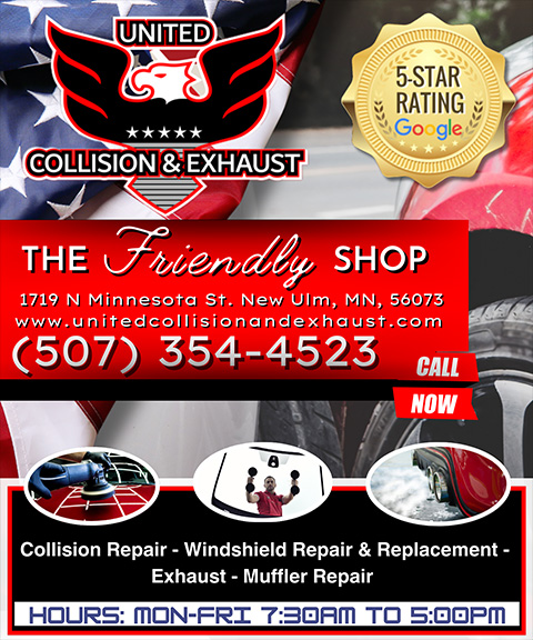 UNITED COLLISION & EXHAUST, BROWN COUNTY, MN