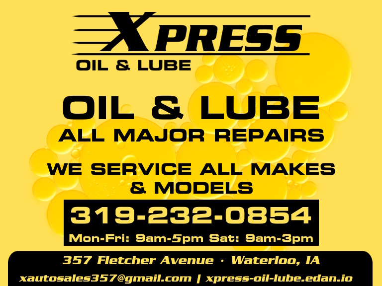 XPRESS OIL & LUBE, BLACK HAWK COUNTY, IA