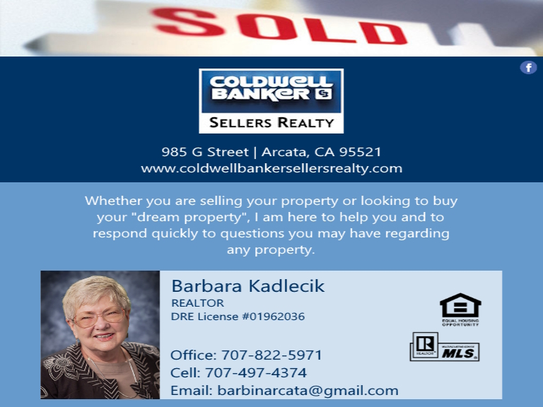 COLDWELL BANKER SELLERS REALTY, HUMBOLDT COUNTY, CA