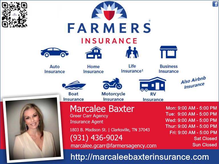 MARCALEE BAXTER FARMERS INSURANCE, MONTGOMERY COUNTY, TN