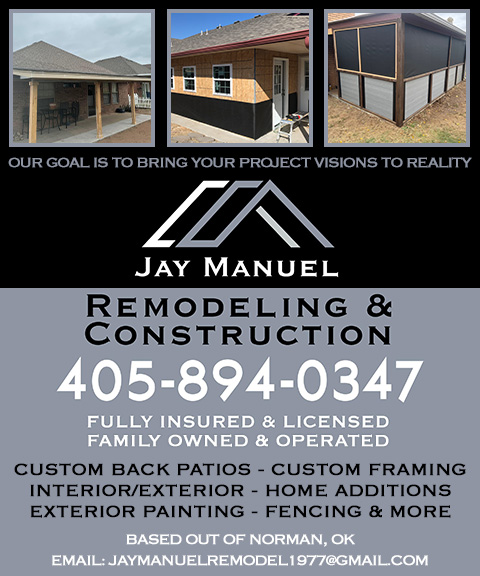 JAY MANUEL REMODELING & CONSTRUCTION, CANADIAN COUNTY, OK