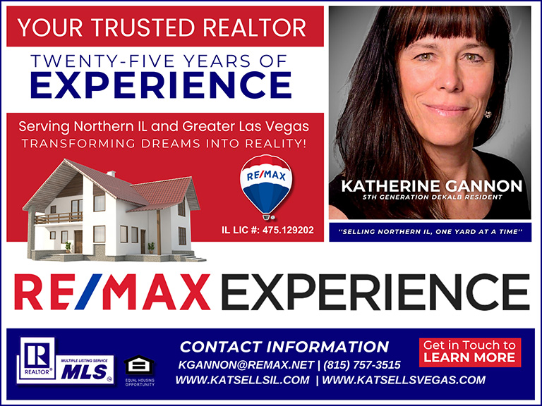 KATHERINE GANNON REMAX EXPERIENCE, DEKALB COUNTY, IL