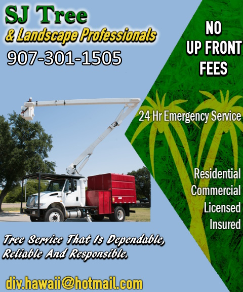 SJ TREE & LANDSCAPE PROFESSIONALS, ANCHORAGE BOROUGH, AK