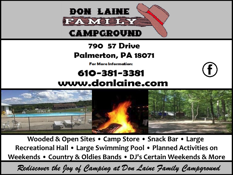 DON LAINE CAMPGROUND, CARBON COUNTY, PA