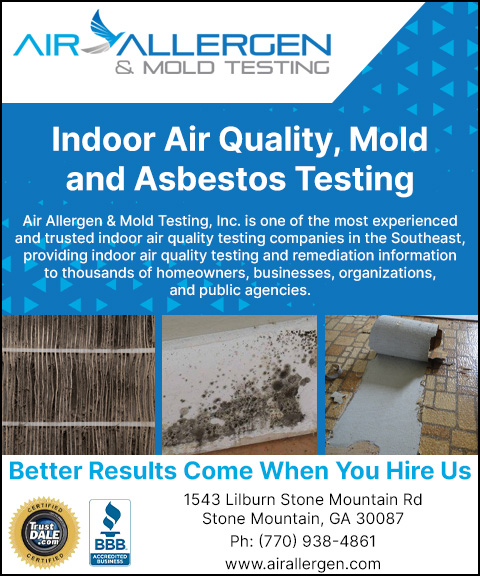 AIR ALLERGEN & MOLD TESTING, DEKALB COUNTY, GA