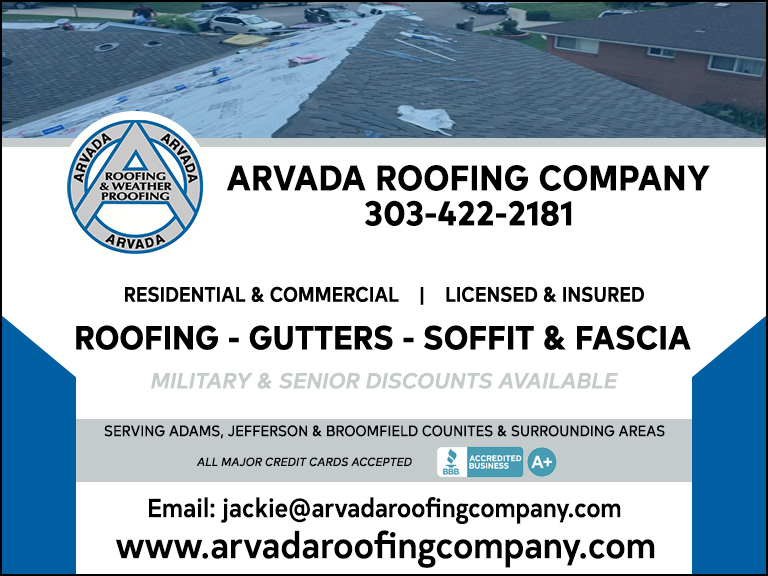 ARVADA ROOFING COMPANY, ADAMS COUNTY, CO