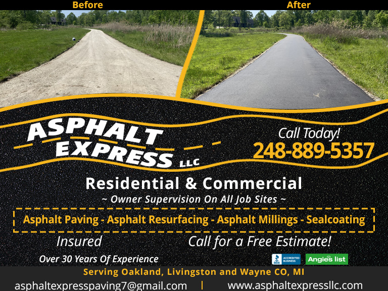 ASPHALT EXPRESS, OAKLAND COUNTY, MI