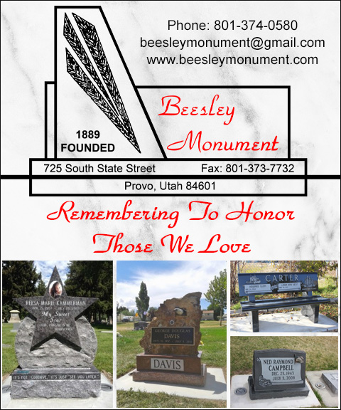 BEESLEY MONUMENT & VAULT, UTAH COUNTY, UT