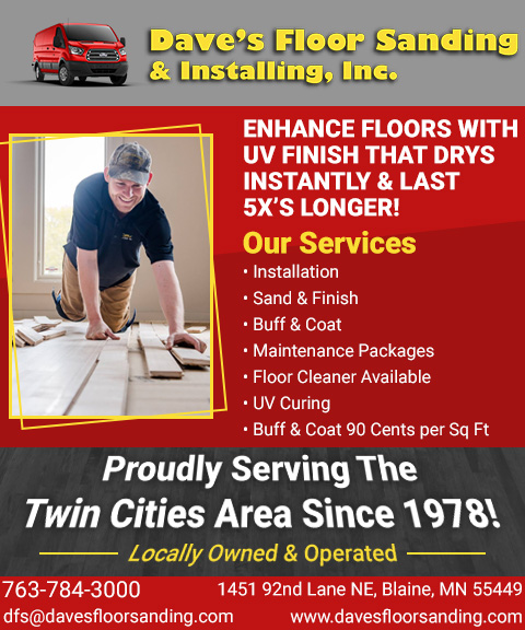 DAVE’S FLOOR SANDING & INSTALLING, HENNEPIN COUNTY, MN