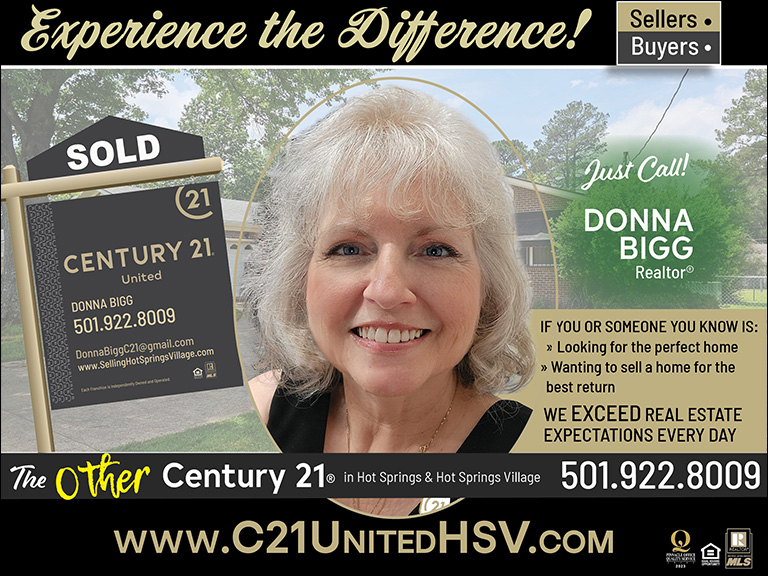 DONNA BIGG CENTURY 21 UNITED, GARLAND COUNTY, AR