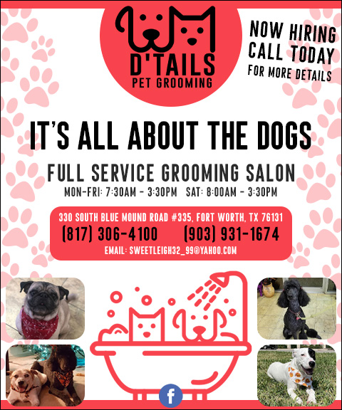 D’TAILS PET GROOMING, TARRANT COUNTY, TX