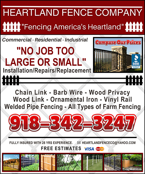 HEARTLAND FENCE COMPANY, ROGERS COUNTY, OK