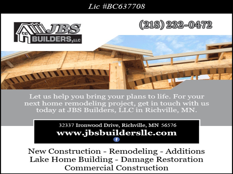 JBS BUILDERS, OTTER TAIL COUNTY, MN