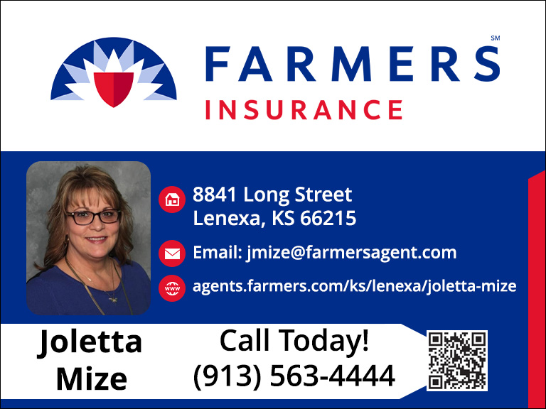 JOLETTA MIZE FARMERS INSURANCE, JOHNSON COUNTY, KS