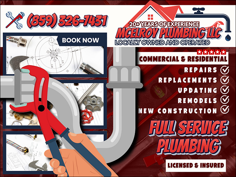 MCELROY PLUMBING, BOYLE COUNTY, KY