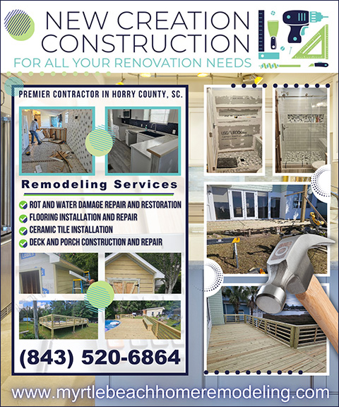 NEW CREATION CONSTRUCTION OF S.C., HORRY COUNTY, SC