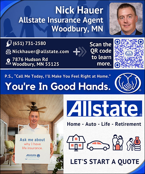 NICK HAUER ALLSTATE INSURANCE, WASHINGTON COUNTY, MN