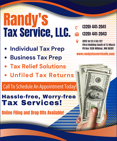 RANDY’S TAX SERVICE, KANDIYOHI COUNTY, MN