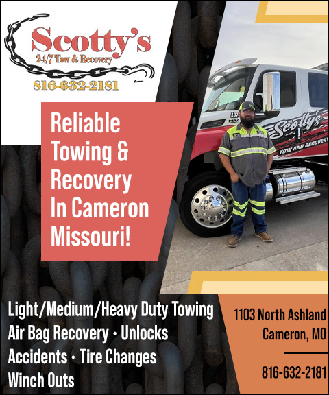 SCOTTY’S TOWING AND RECOVERY, CLINTON COUNTY, MO